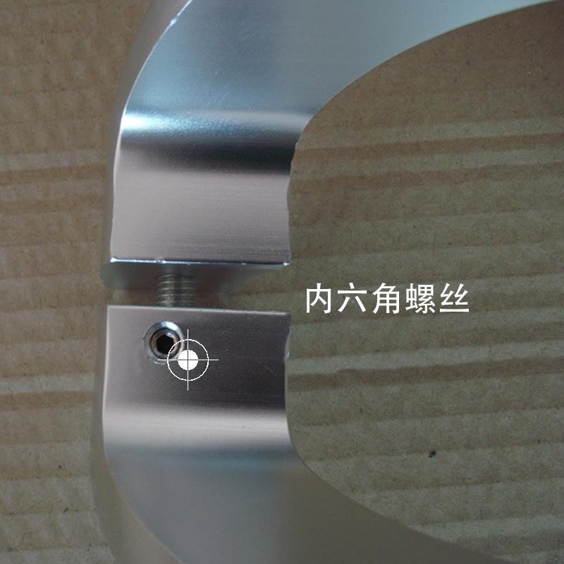 玻璃门拉手 太空镁铝拉手 C形豪华拉手 浴室房拉手 实心铝不生锈