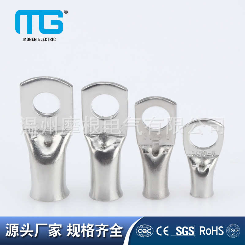 厂家直供铜接线端子单孔铜铝线缆接头铜鼻子JGB型铜接线端头