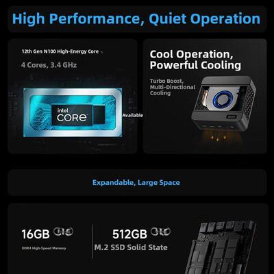 MSI/微星 Cubi NUC 迷你电脑家用办公微型工控HTPC低功耗小主机