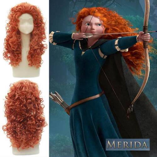 Brave Princess Merida V Ball Wig