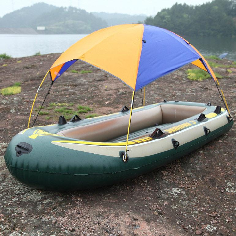 海鹰橡皮艇专用遮阳挡雨帐篷 橡皮艇遮阳篷 可携式易拆装防雨船帐