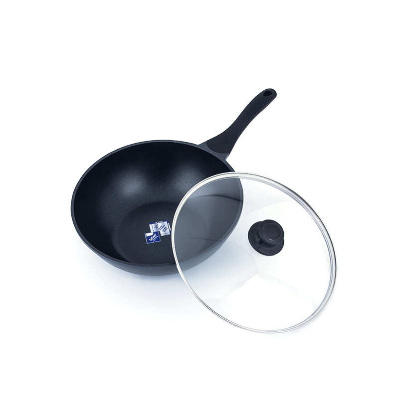厨房锅具套装蓝宝石不粘锅家用炒锅汤锅煎锅六件套平底锅炒菜锅具