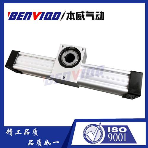 定作QGK50缸径180度内孔式旋转摆动气缸360度90度本威气动