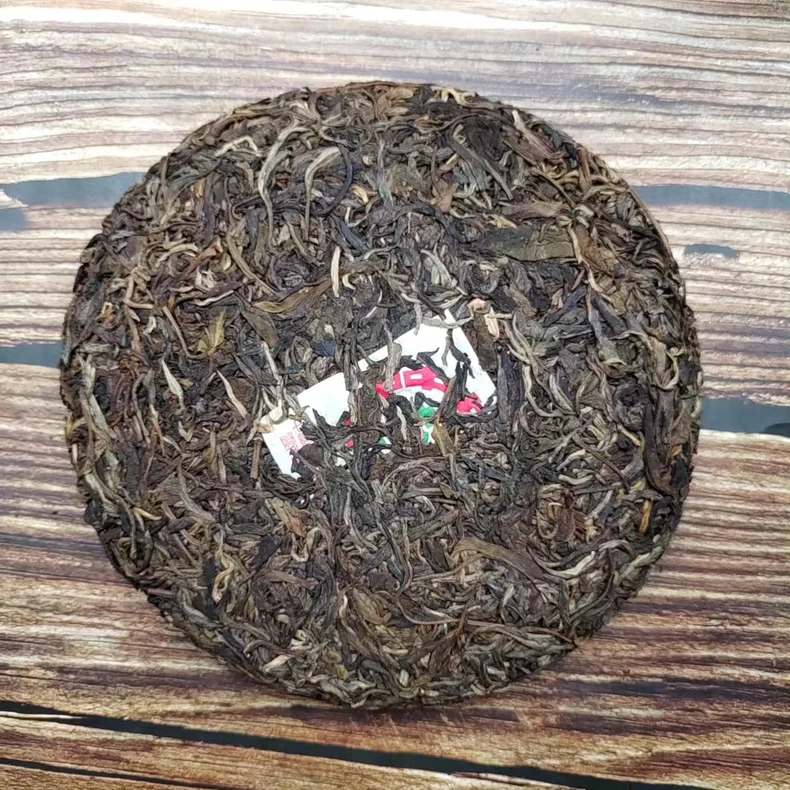 5餅殘片清倉2002年大益青餅普洱茶生茶357克 普洱茶 BUASHOP普洱老茶