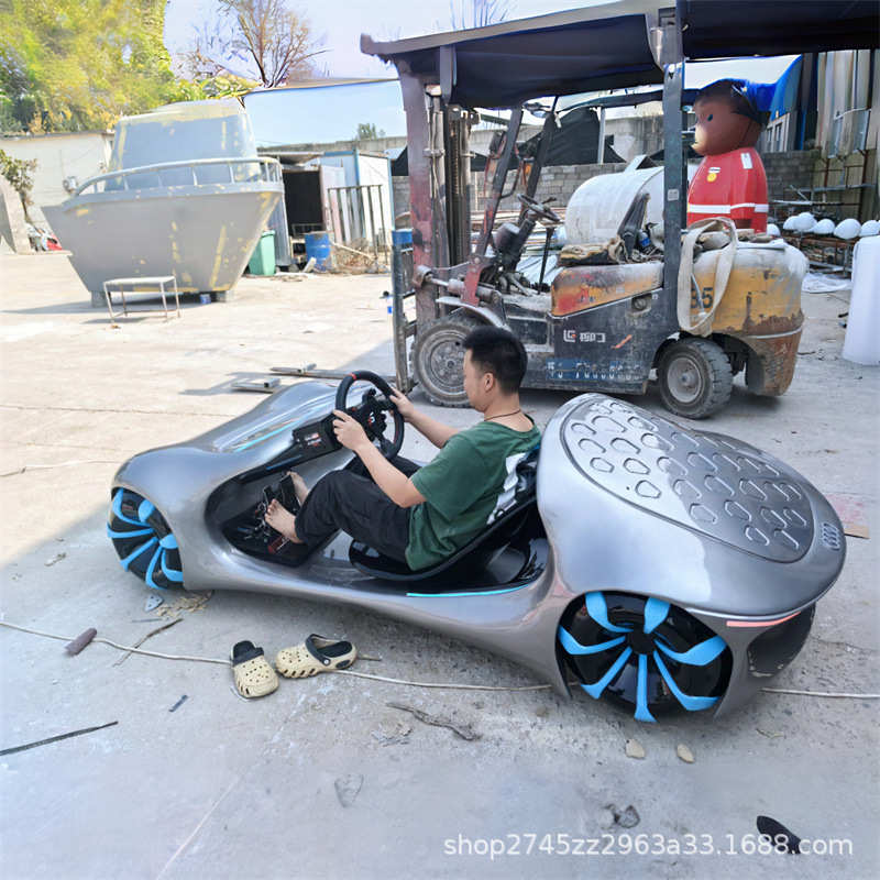 玻璃钢雕塑源头厂家 仿真超跑树脂汽车模型 小轿车汽车雕塑摆件