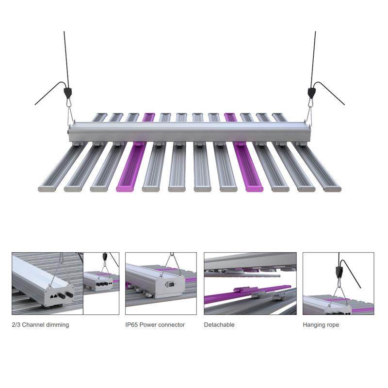 060W大棚菜植物生长灯ED植物L灯1可拆卸斜插款全光谱蔬生EAY长补