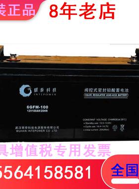 银泰蓄电池6GFM-65阀控式铅酸免维护12V65AH全新型号质保三年