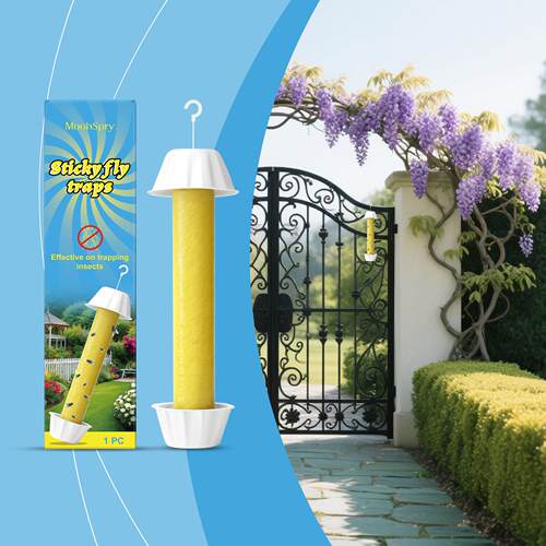 MOONSPRY Sticky Fly Ribbons for Home Use - Odorless Insect a