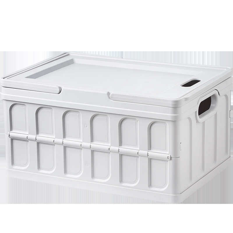 可折叠收纳箱户外整理箱手提式车载露营箱带盖加厚储物箱