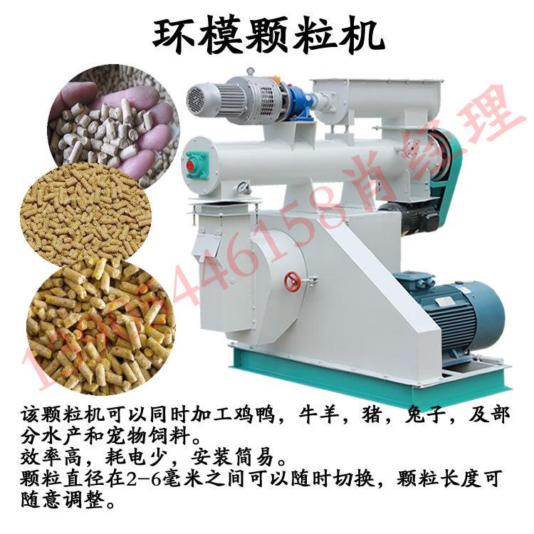 250型畜牧养殖饲料颗粒机三相电环膜玉米豆柏麦麸饲料制粒机