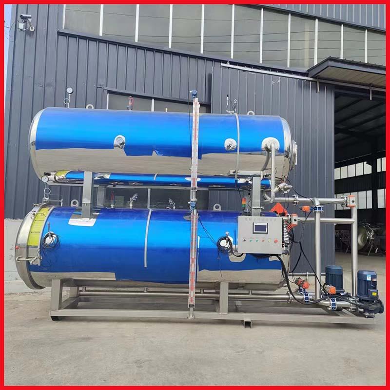 铝箔袋小金碗梅菜扣肉高温水浴杀菌锅椰汁包饭肉粽杀菌釜灭菌设备