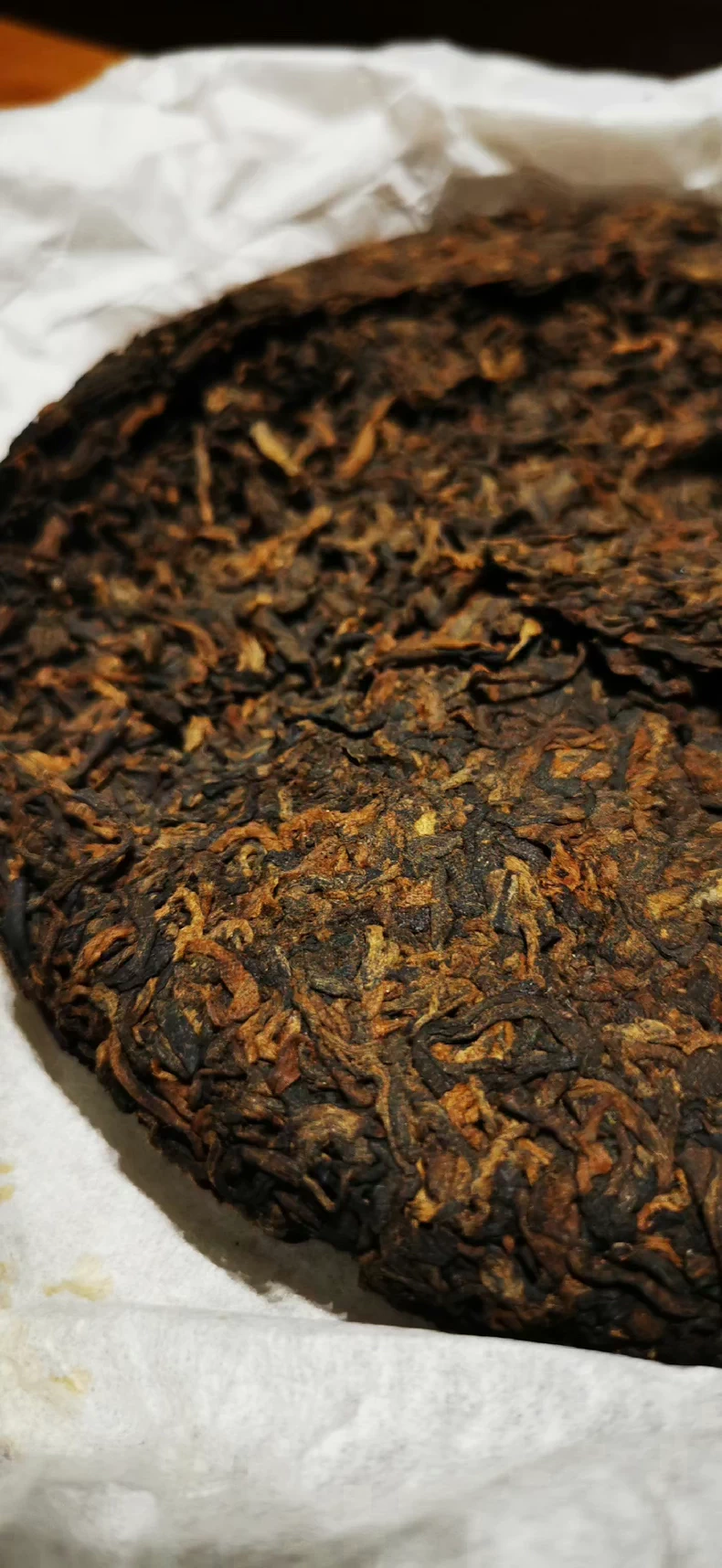 2008年金牙的宮廷普洱（熟茶）357克 普洱茶 BUASHOP普洱老茶