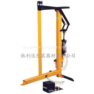 依利达脚踩式封箱订机大纸箱气动脚踏纸箱封底机，气动订箱机