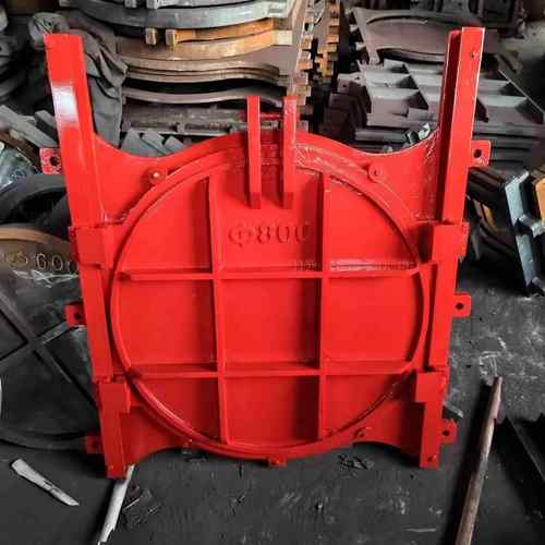 铸铁镶铜闸门厂家污水河道渠道启闭机双向止水闸门铸铁堰门