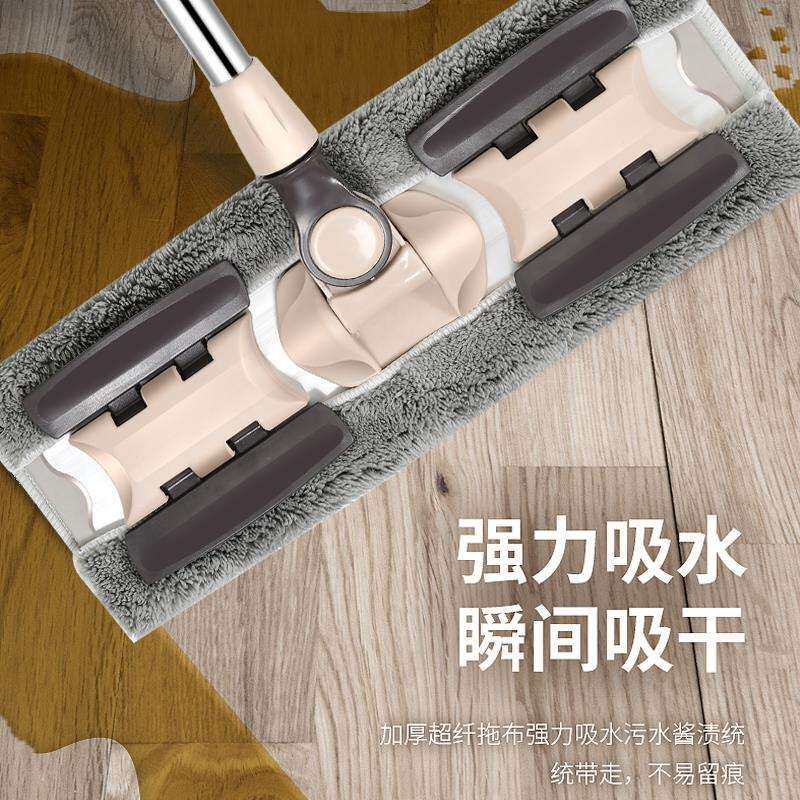平板拖把木地板家用瓷砖地懒人干湿网红拖地一拖两用地拖王之
