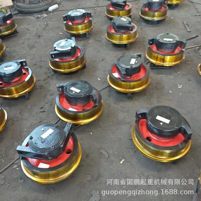 电动平车港机起重机车轮组250-1000mm淬火调质单双缘双梁行车轮