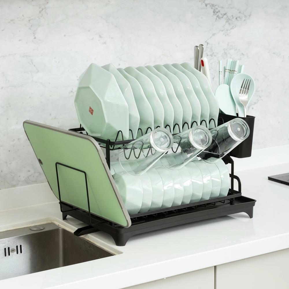 厨房碗碟收纳架可折叠碗筷沥水架餐具置物架沥水篮水槽碗池放碗架