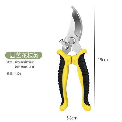不锈钢树枝修枝园艺剪刀果园剪刀