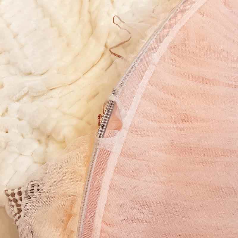 2025新三开门圆形顶吊蚊帐直销防款尘防2023000W蚊虫加密蚊帐厂家