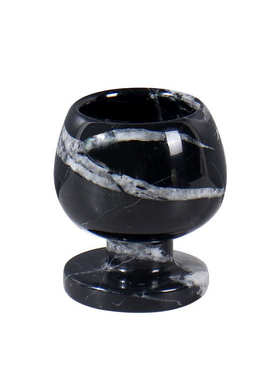 天然大理石轻奢烛台蜡烛杯艺术创意样板房酒店浪漫氛围摆件