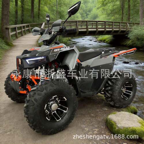 ATV沙滩车汽油125cc全地形车四轮越野摩托车ПлЯЖHыЙaBTOM6