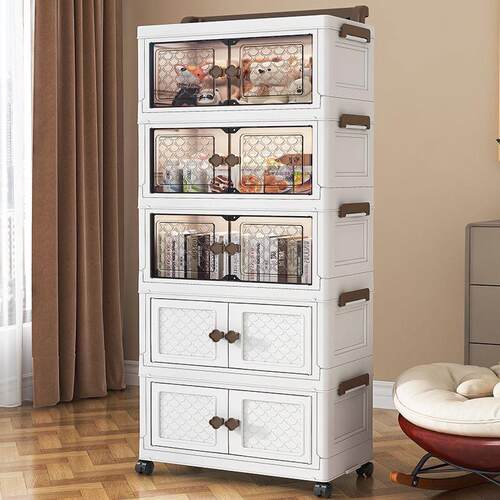 Free installation storage cabinet, foldable storage cabinet