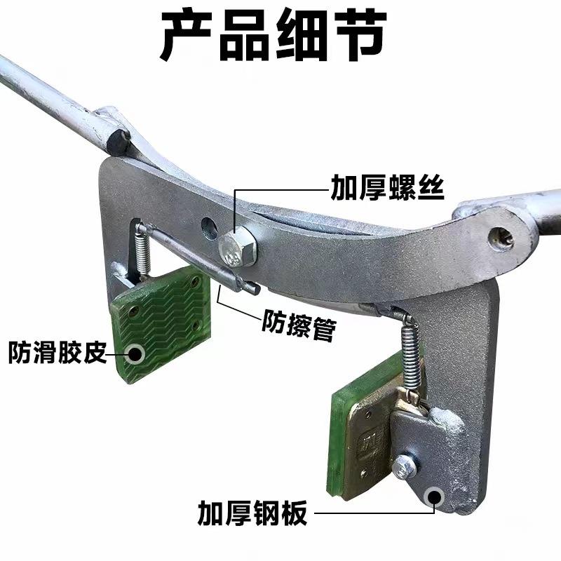 路沿石夹石子安装夹工具石材夹双人抬具大理板夹路BLI边石夹起重