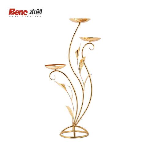 酒店展厅主桌装饰用品舞台鲜花道具展示架子婚庆路引几何铁艺花架