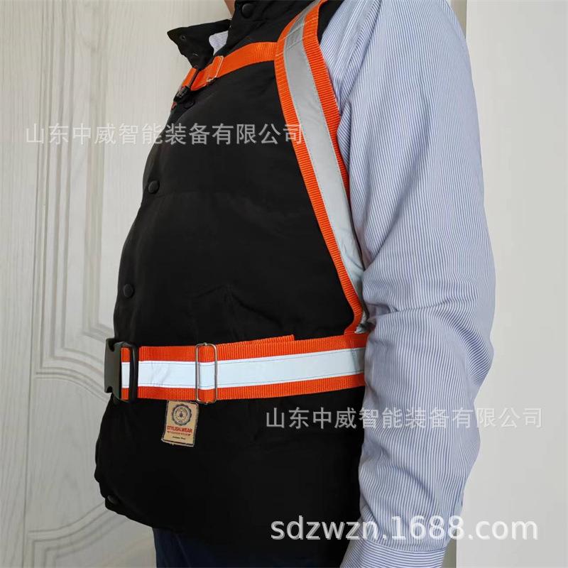 双横带安全背甲加粗背带贴合更紧密陕西煤矿用安全防砸背甲