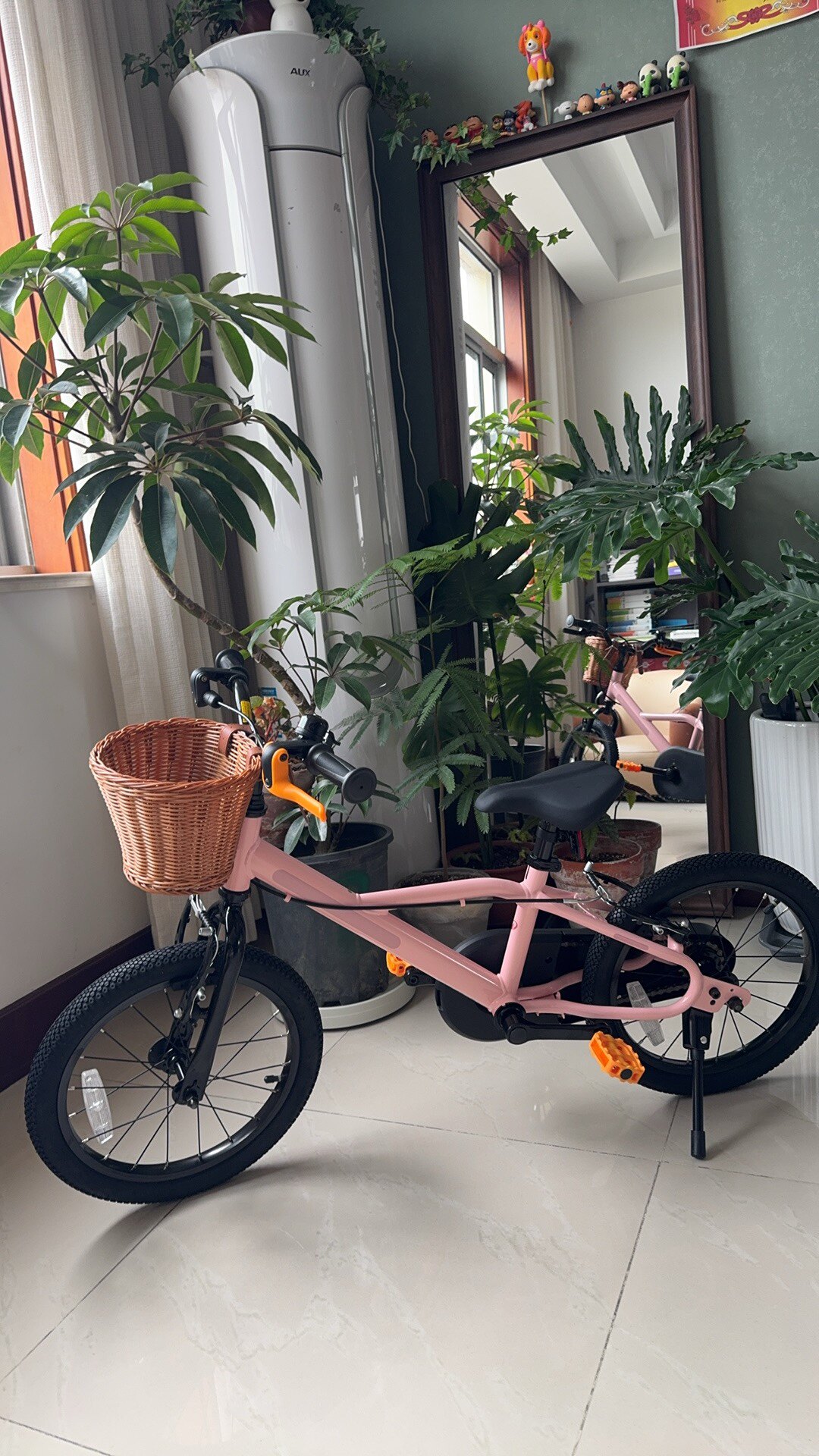 Детский велосипед Decathlon BTWIN 16 дюймов для мальчиков и девочек 4-6 лет, запатентованный тормоз photo review