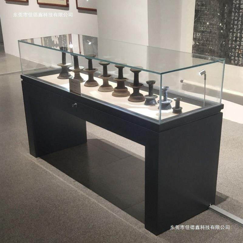 博物馆玻璃展示柜公司产品样品陈列柜台字画古董玩文物玉器展示台