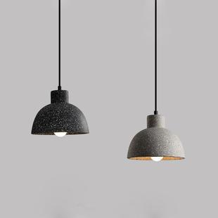 设计师复古个性 奶茶店吧台灯单个led水泥吊灯 创意工业风餐厅服装