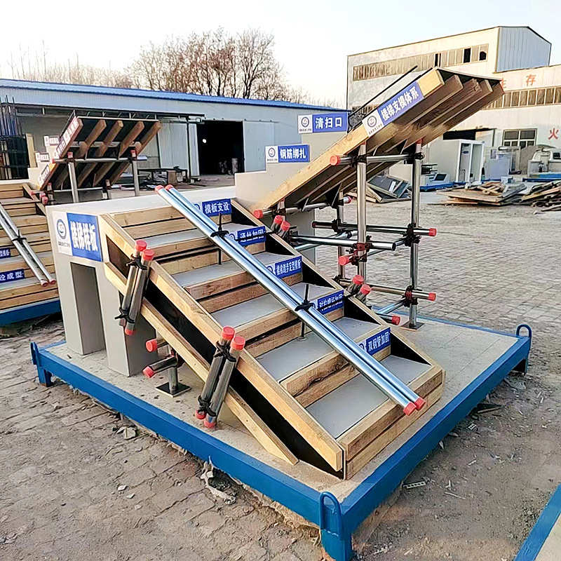 建筑工地工法样板间展示区工艺施工模型质量样板间构件水井电井