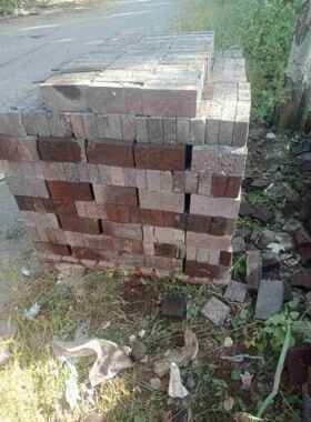 现货红色火山石切片规格板10*1010*20蘑菇石单面切