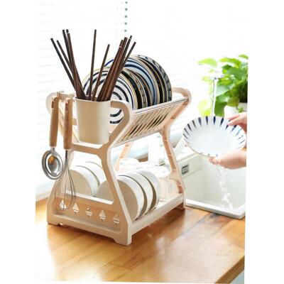 dish drying rack storage kitchen cup holder organizer洗碗架