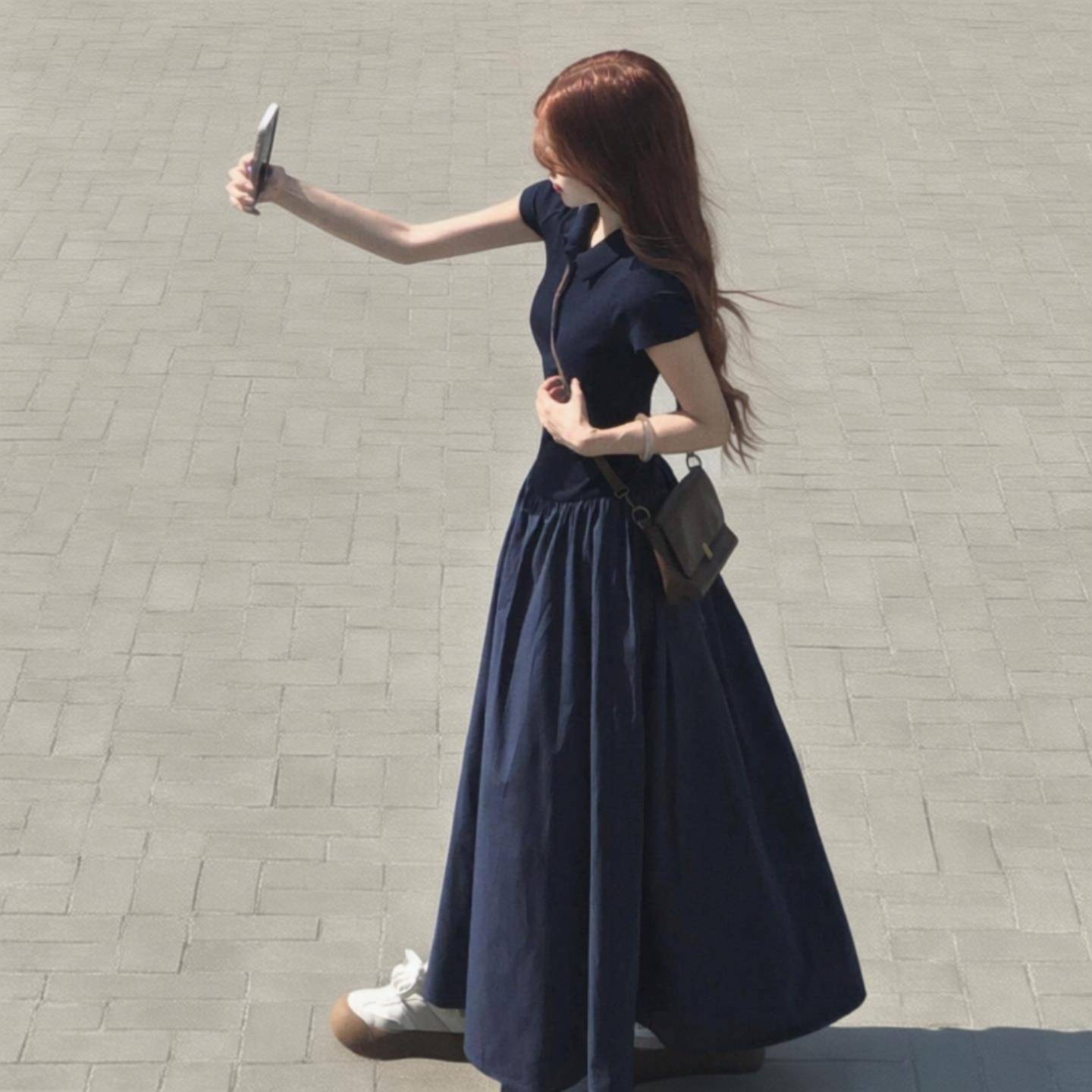 绝美不撞款洋装女2026夏季新款气质海边度假穿搭漂亮冷淡长裙子