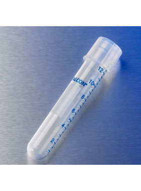 Corning Falcon 352059 14ml圆底试管带帽 PP 25个/包