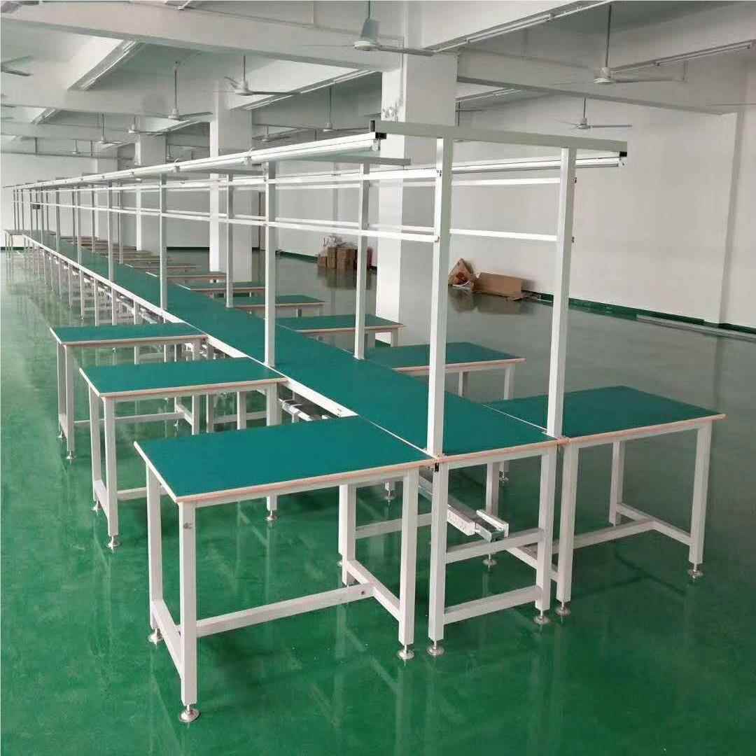 车飞机位流线工作台防静钢制流水电间线装配拉线水自动化插件生产