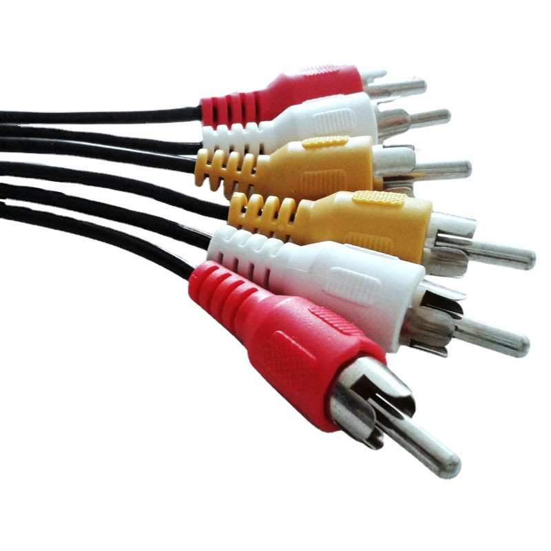 1.5米AV线三对三AV电视音响线3rca-3rca音频线金属头rca音视频线