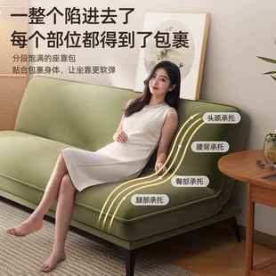 2躺025新款 沙发床折叠室两用客厅卧睡WED可可布艺沙发小户型一体