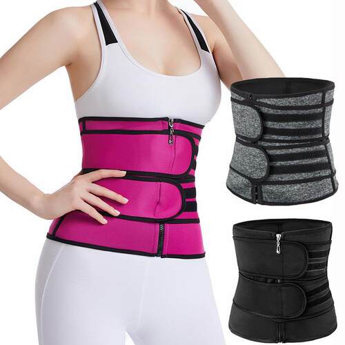 Women Zipper Front Adjustable Waist Tummy Control Body