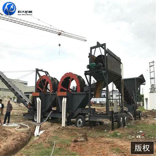 青州科大洗沙机设备 轮斗式洗砂机 大型脱水一体洗砂机细砂回收机