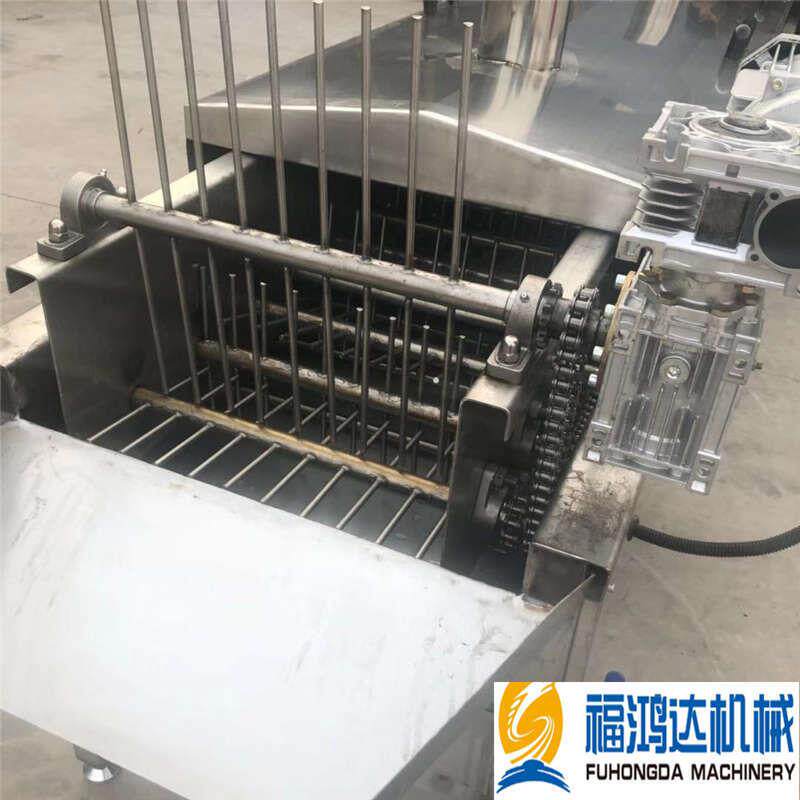 小型自动翻面炸油条机器厂家新款生产油条机全自动油条油炸机