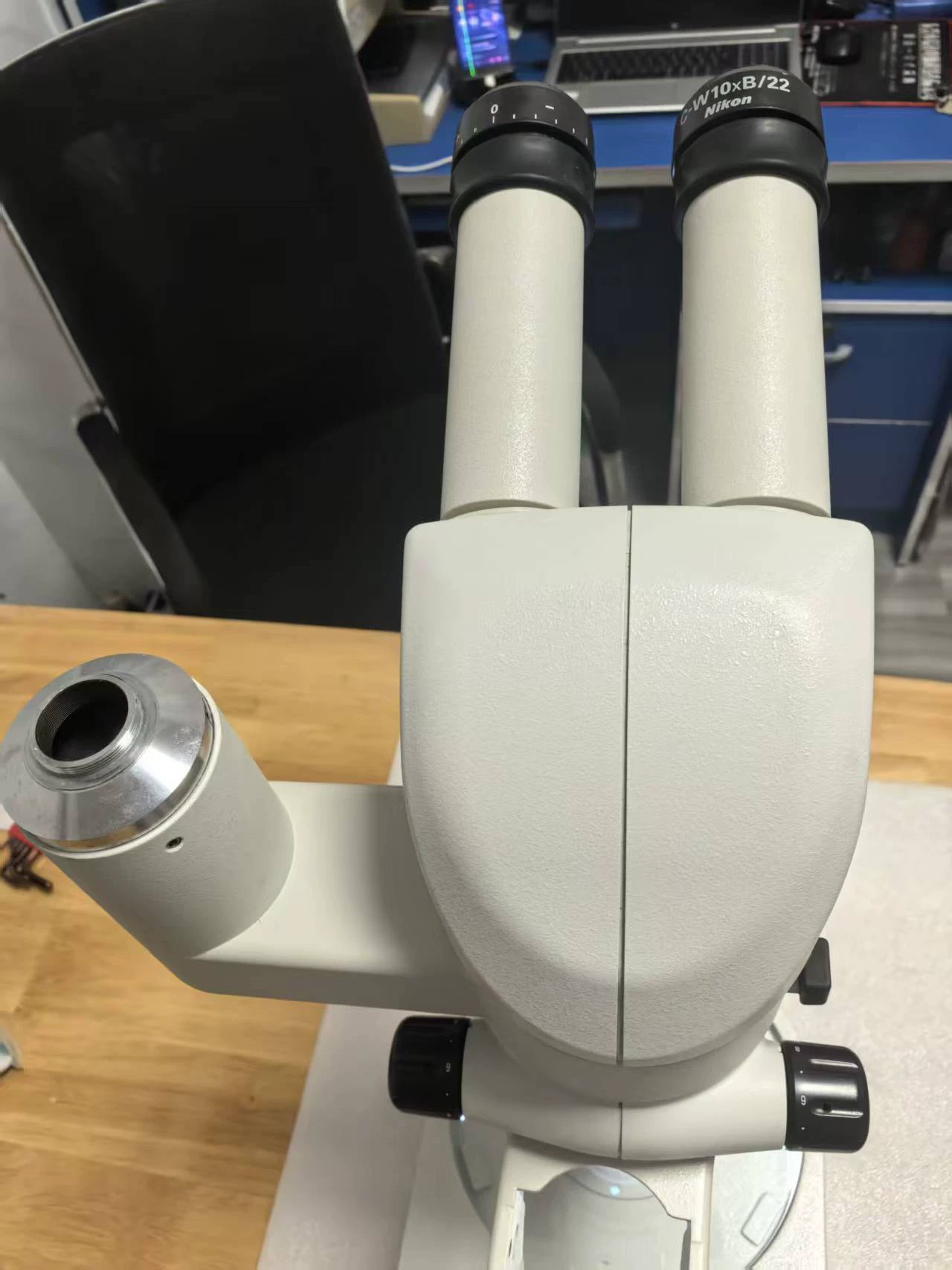 Nikon SMZ1000 Trinocular Microscope w/ 10X Lens/Plan Apo 1X