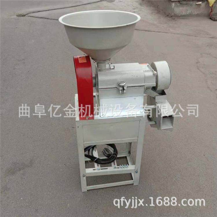 小型碾米打粉机 饲料五谷杂粮磨粉机 打米脱壳碾米组合机