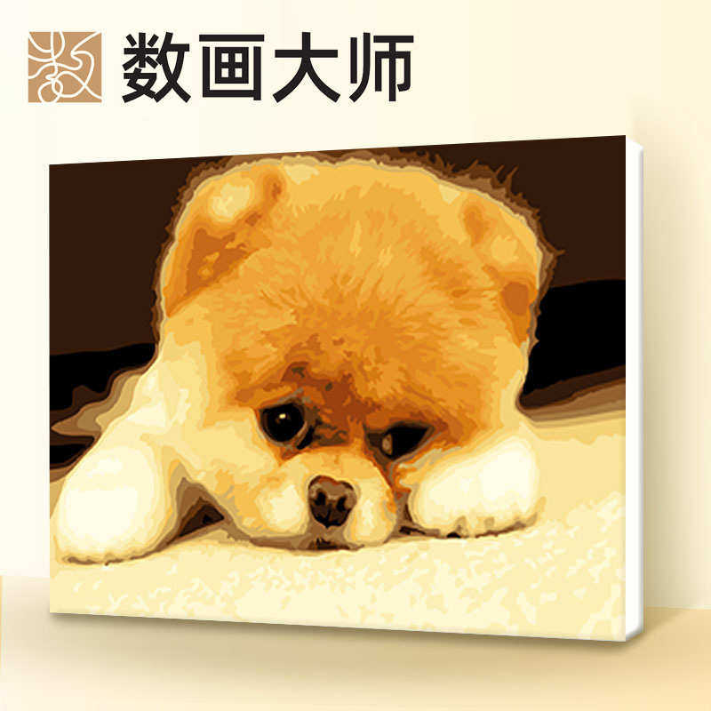 数字油画零基础绘画纯手绘填色DIY 兴趣培养开发装饰画3040带内框,家居饰品,油画,淘宝优惠券,粉丝福利购,淘宝优惠卷