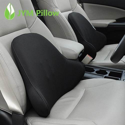 记忆棉护腰靠垫透气靠腰涤纶面料厂家办公室护腰靠背汽车腰托