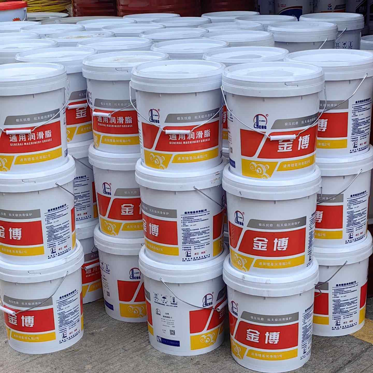 黄油3#锂基脂0#润滑油脂3#工程机械专用脂15kg挖机高温锂基脂