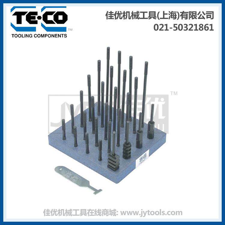 TE-CO 38件T型槽螺母和螺栓夹紧件套装 20601 ...