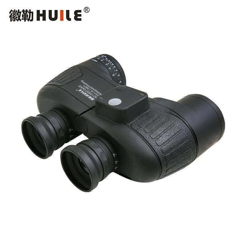 徽勒潜行HD0750双筒望远镜HD1050日夜两用专业级测距罗盘航海